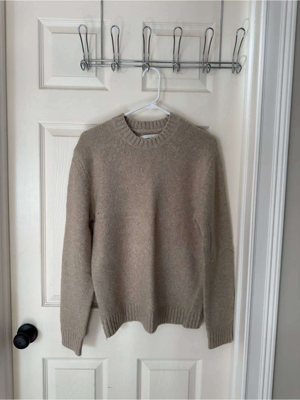 Abercrombie & Fitch Men's Crewneck Sweater in Taupe